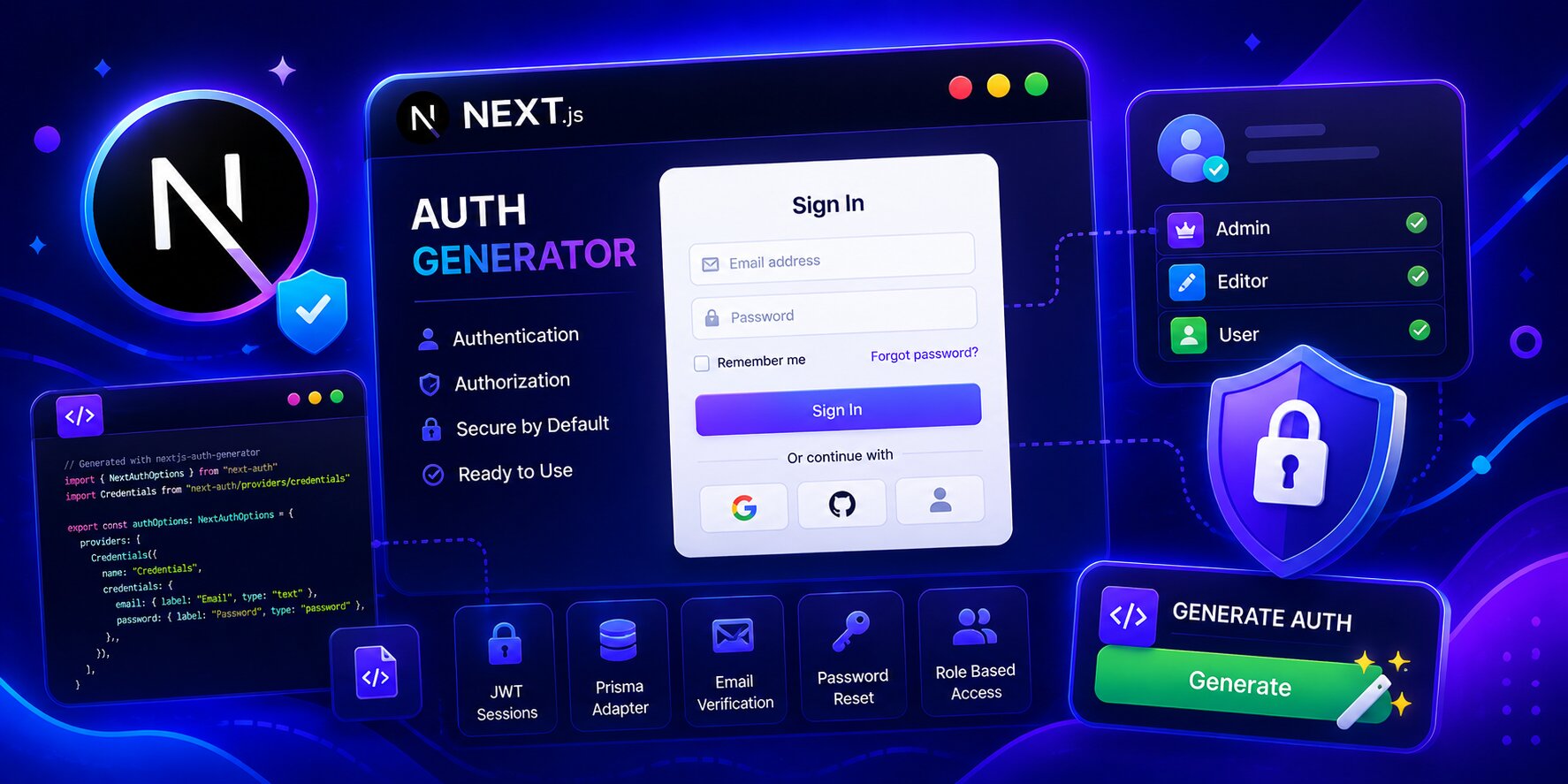 Nextjs Auth Generator